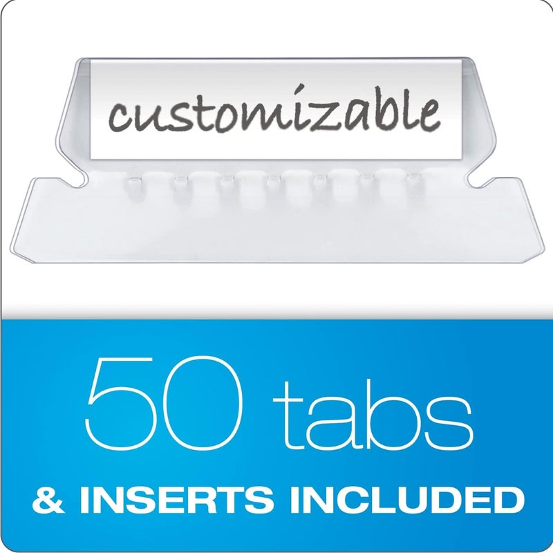 Pendaflex Colored Hanging File Folders Letter Size with 1/5 Cut Adjustable Tabs, 8.5 X 11-50 Pack of 12 Assorted Colors - Image 5